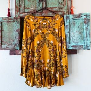 Free people V back dress